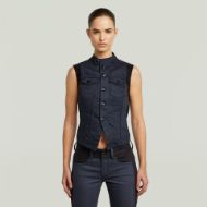 Снимка на G-STAR ДАМСКИ ЕЛЕК PITCHED HEM SLIM VEST PM 2.0 В ТЪМНОСИНЬО 1