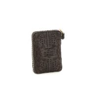 Picture of CAMPOMAGGI WOMEN'S FLORIANA LASER CUT LEATHER WALLET IN GREY 4