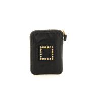 Picture of CAMPOMAGGI WOMEN'S BELLA DI NOTTE LEATHER WALLET WITH STUDS IN BLACK 3