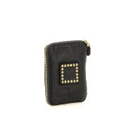 Picture of CAMPOMAGGI WOMEN'S BELLA DI NOTTE LEATHER WALLET WITH STUDS IN BLACK 4