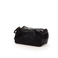 Picture of CAMPOMAGGI MEN'S SANTARCANGELO TOILETRY BAG IN BLACK LEATHER 2