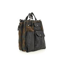 Picture of CAMPOMAGGI MEN'S MERCURIO LEATHER SHOPPING BAG IN BLACK 2