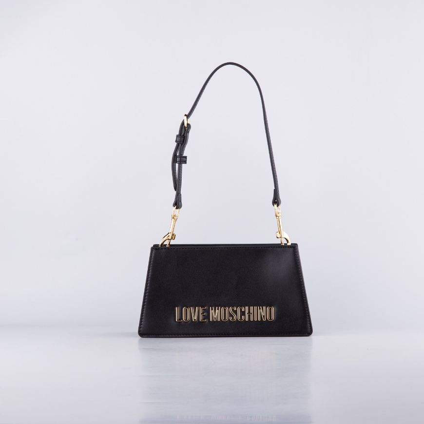Снимка на LOVE MOSCHINO ДАМСКА ЧАНТА С ЛОГО В ЧЕРНО