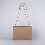 Picture of LOVE MOSCHINO WOMEN'S CHIC SHOULDER BAG WITH CHAIN IN BEIGE 1