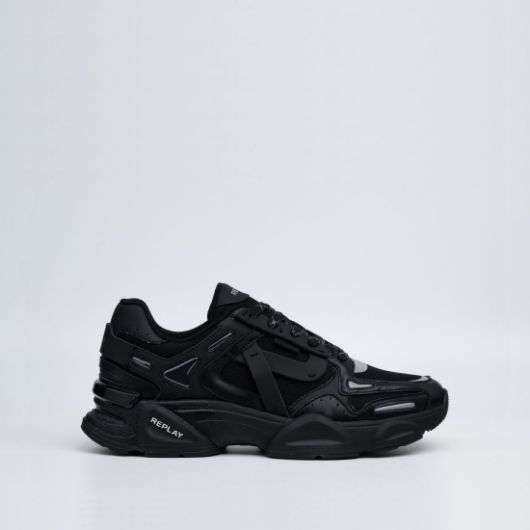 Show details for REPLAY MEN'S DESTINY M TOTAL SNEAKERS IN BLACK 1 - FanPoint Picture of REPLAY MEN'S DESTINY M TOTAL SNEAKERS IN BLACK 1