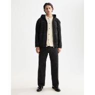 Picture of SCOTCH&SODA MEN'S HOODED DENIM JACKET - BLACK SNOW 7