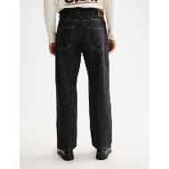 Снимка на SCOTCH&SODA MEN'S THE PITCH LOOSE JEANS - BLACK SNOW 5