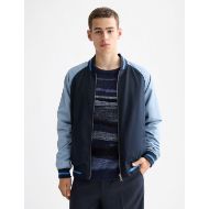 Picture of SCOTCH&SODA MEN'S REVERSIBLE BOMBER IN SKY CAPTAIN MULTICOLOUR 6