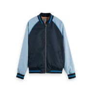 Picture of SCOTCH&SODA MEN'S REVERSIBLE BOMBER IN SKY CAPTAIN MULTICOLOUR 1