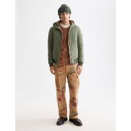 Picture of SCOTCH&SODA MEN'S HOODED SOFTSHELL PADDED JACKET IN DARK BEIGE 7