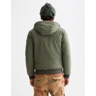 Picture of SCOTCH&SODA MEN'S HOODED SOFTSHELL PADDED JACKET IN DARK BEIGE 5