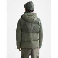 Picture of SCOTCH&SODA MEN'S HOODED PUFFER JACKET IN GREEN 6