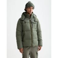 Picture of SCOTCH&SODA MEN'S HOODED PUFFER JACKET IN GREEN 5