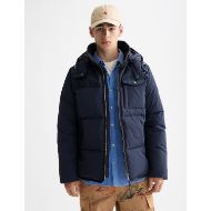 Picture of SCOTCH&SODA MEN'S HOODED PUFFER JACKET IN NAVY 5