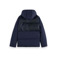 Picture of SCOTCH&SODA MEN'S HOODED PUFFER JACKET IN NAVY 2