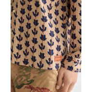 Picture of SCOTCH&SODA MEN'S STRUCTURED PRINTED SHIRT IN BEIGE MULTICOLOUR 6