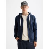 Picture of SCOTCH&SODA MEN'S FULL ZIP LOGO HOODIE IN NAVY 4