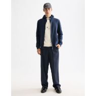Picture of SCOTCH&SODA MEN'S FULL ZIP LOGO HOODIE IN NAVY 7