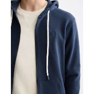 Picture of SCOTCH&SODA MEN'S FULL ZIP LOGO HOODIE IN NAVY 6