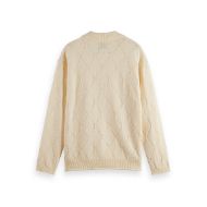 Picture of SCOTCH&SODA MEN'S OPEN WORK LONG SLEEVE SHIRT IN MEDIUM BEIGE 2