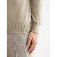 Picture of SCOTCH&SODA MEN'S NEPS WOOL BLEND PULLOVER IN MEDIUM BEIGE 6