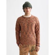 Picture of SCOTCH&SODA MEN'S CHUNKY SLUB DROPPED SHOULDER PULLOVER IN MULTICOLOUR 4
