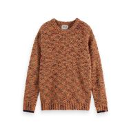 Picture of SCOTCH&SODA MEN'S CHUNKY SLUB DROPPED SHOULDER PULLOVER IN MULTICOLOUR 1