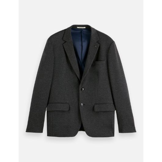 Показвай детайлите за SCOTCH&SODA MEN'S TAILORED JERSEY REGULAR FIT BLAZER IN NAVY 1 - FanPoint Снимка на SCOTCH&SODA MEN'S TAILORED JERSEY REGULAR FIT BLAZER IN NAVY 1