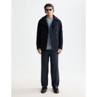 Picture of SCOTCH&SODA MEN'S WOOL BLEND PEACOAT IN NAVY 7