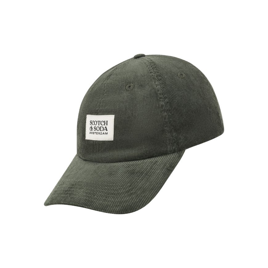 Снимка на SCOTCH&SODA UNISEX CORDUROY ADJUSTABLE CAP IN GREEN