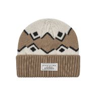Снимка на SCOTCH&SODA UNISEX FAIRISLE CUFF BEANIE IN TAUPE MULTICOLOUR 1