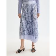 Picture of SCOTCH&SODA WOMEN'S ASYMMETRICAL PLEATED WRAP MIDI SKIRT IN DANCER LAVENDER 4