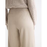 Picture of SCOTCH&SODA WOMEN'S EDIE - HIGH RISE WIDE LEG GABARDINE PANT IN BEIGE 6