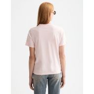 Picture of SCOTCH&SODA WOMEN'S CHEST ARTWORK REGULAR FIT T-SHIRT IN BARELY THERE 5