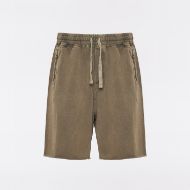 Снимка на DIRTY LAUNDRY МЪЖКИ БЕРМУДИ RAW EDGES SWEATBERMUDA В ЦВЯТ МОКА 1