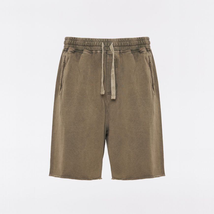 Снимка на DIRTY LAUNDRY МЪЖКИ БЕРМУДИ RAW EDGES SWEATBERMUDA В ЦВЯТ МОКА