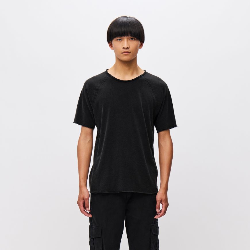 Снимка на DIRTY LAUNDRY МЪЖКА БЛУЗА THE RAGLAN SLUB T-SHIRT В ЧЕРНО