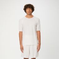 Picture of DIRTY LAUNDRY MEN'S THE RAGLAN SLUB T-SHIRT IN WHITE 1