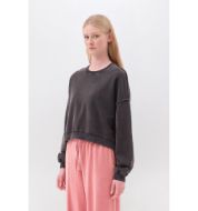 Снимка на DIRTY LAUNDRY ДАМСКИ СУИТШЪРТ OVERSIZED ASSYMETRIC CREWNECK В ЧЕРНО 2