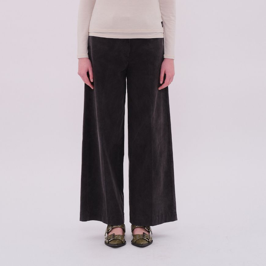 Снимка на DIRTY LAUNDRY ДАМСКИ ПАНТАЛОН WIDE LEG PANTS В ЧЕРНО