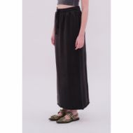 Picture of DIRTY LAUNDRY WOMEN'S MAXI SKIRT WITH RAW EDGES IN VINTAGE BLACK 2