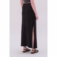 Picture of DIRTY LAUNDRY WOMEN'S MAXI SKIRT WITH RAW EDGES IN VINTAGE BLACK 4