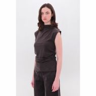 Снимка на DIRTY LAUNDRY ДАМСКА БЛУЗА TOP WITH DRAPING В ЧЕРНО 2