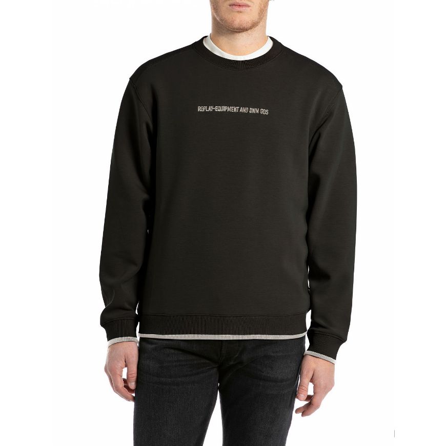 Снимка на REPLAY МЪЖКИ СУИТШЪРТ TECHNICAL FLEECE SWEATSHIRT В ЧЕРНО