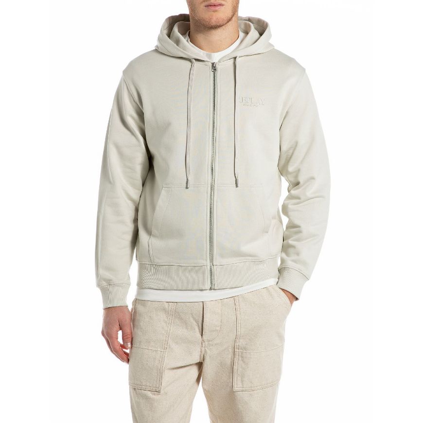 Снимка на REPLAY МЪЖКИ СУИТШЪРТ REGULAR-FIT FULL-ZIP HOODY В СИВО