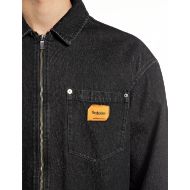 Picture of REPLAY MEN'S INC FOUNDER ZIP DENIM SHIRT IN BLACK DELAVE 6