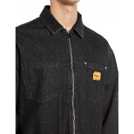 Picture of REPLAY MEN'S INC FOUNDER ZIP DENIM SHIRT IN BLACK DELAVE 5