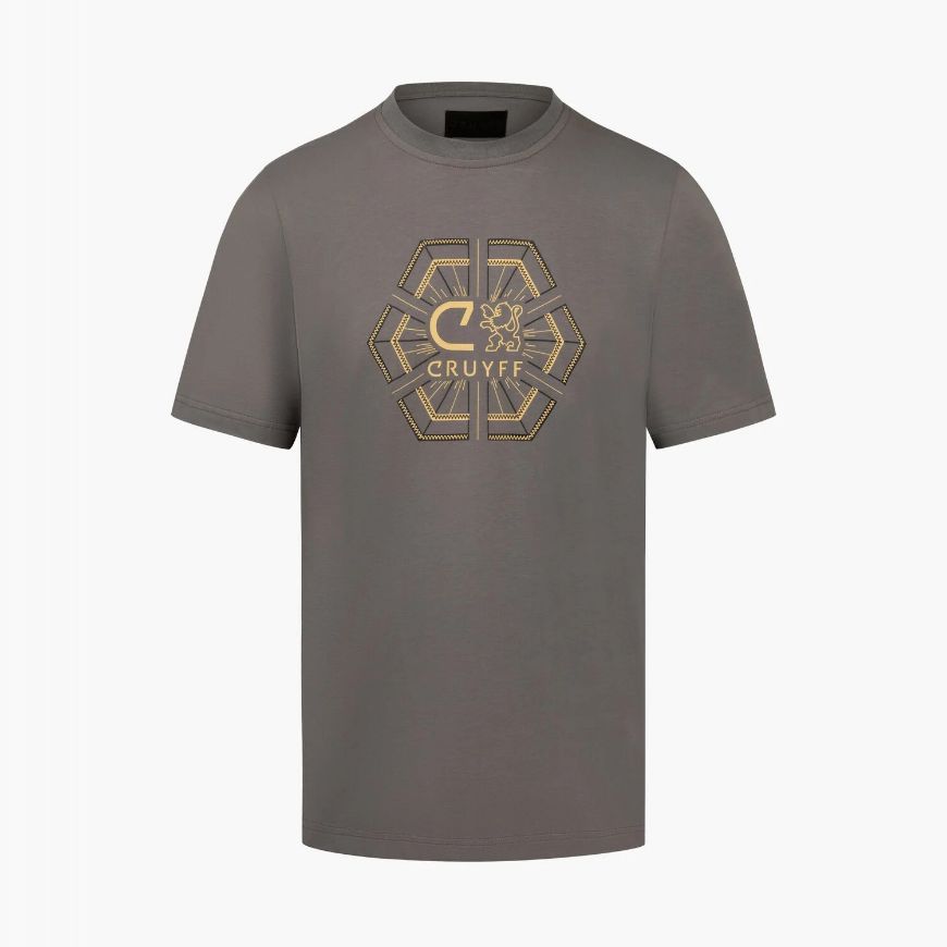 Снимка на CRUYFF МЪЖКА БЛУЗА C-LION GEO TEE В СИВО/ЗЛАТИСТО