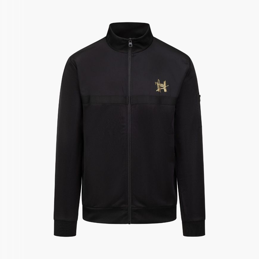 Picture of CRUYFF MEN'S PEREZ TRACKTOP IN BLACK/GOLD