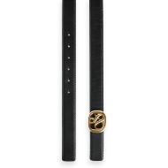 Picture of SCOTCH&SODA WOMEN'S AMPERSAND BELT IN BLACK/ SKY CAPTAIN 2